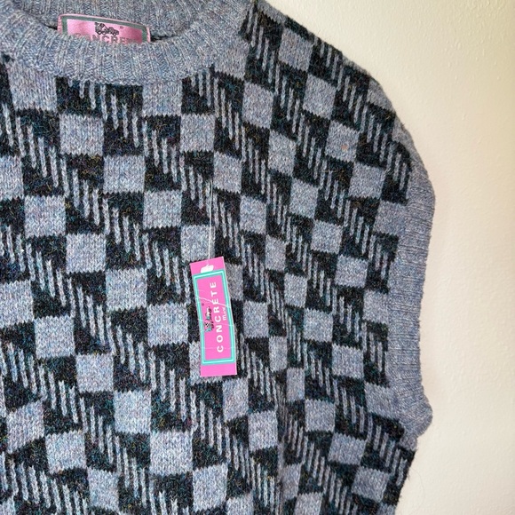 Vintage Concrete Mix Men’s Sweater Vest – Size Large – NWT - Picture 2 of 4